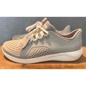 Crocs Literide Pacer Gray Athletic Shoes Sneakers Women's Size 8